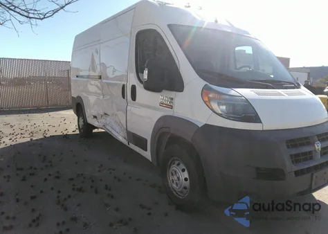 2018 Ram Promaster 2500 High Roof 159 Wb из США, поврежденный, VIN 3C6TRVDG8JE148632